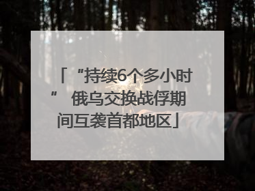 “持续6个多小时” 俄乌交换战俘期间互袭首都地区