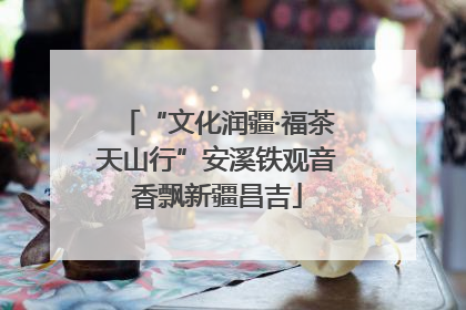 “文化润疆·福茶天山行”安溪铁观音香飘新疆昌吉