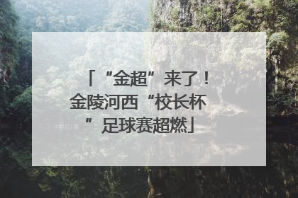 “金超”来了！金陵河西“校长杯”足球赛超燃