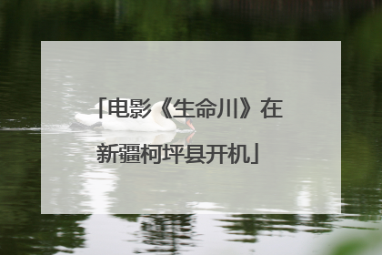 电影《生命川》在新疆柯坪县开机