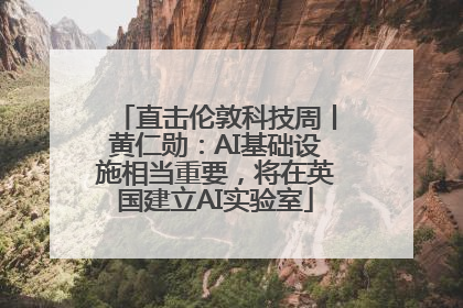 直击伦敦科技周丨黄仁勋：AI基础设施相当重要，将在英国建立AI实验室