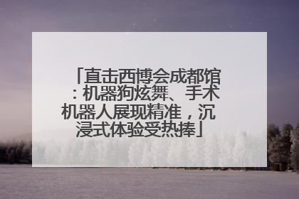 直击西博会成都馆：机器狗炫舞、手术机器人展现精准，沉浸式体验受热捧