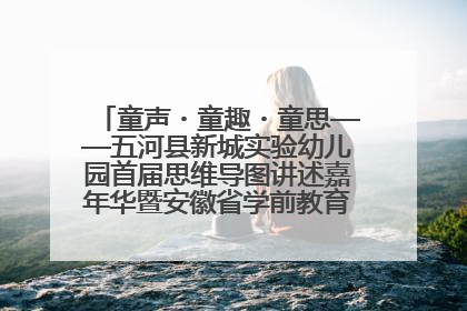 童声・童趣・童思——五河县新城实验幼儿园首届思维导图讲述嘉年华暨安徽省学前教育教研基地园项目阶段性成果展示活动
