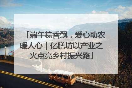 端午粽香飘，爱心助农暖人心｜亿膳坊以产业之火点亮乡村振兴路
