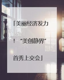 美丽经济发力！“美创静界”首秀上交会