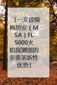 一文读懂梅思安（MSA）FL5000火焰探测器的多重革新性优势