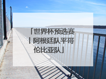 世界杯预选赛丨阿根廷队平哥伦比亚队