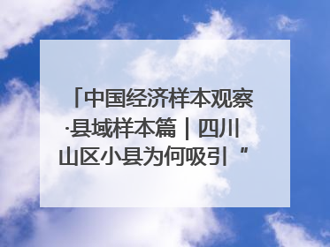中国经济样本观察·县域样本篇｜四川山区小县为何吸引“村播”扎堆？