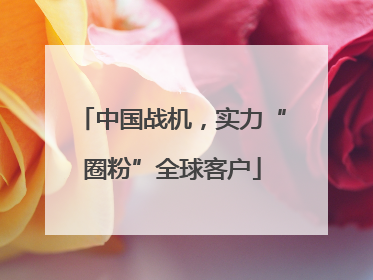 中国战机，实力“圈粉”全球客户