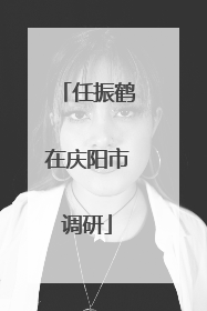 任振鹤在庆阳市调研