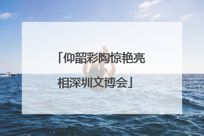 仰韶彩陶惊艳亮相深圳文博会