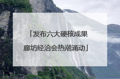 发布六大硬核成果 廊坊经洽会热潮涌动