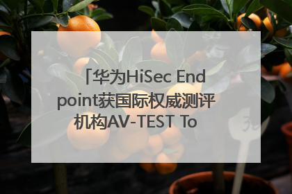 华为HiSec Endpoint获国际权威测评机构AV-TEST Top Product认证