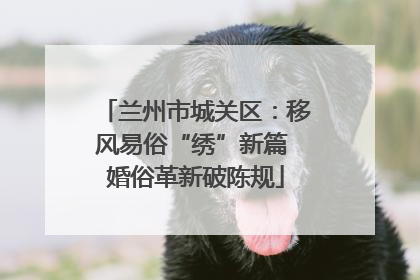 兰州市城关区：移风易俗“绣”新篇 婚俗革新破陈规