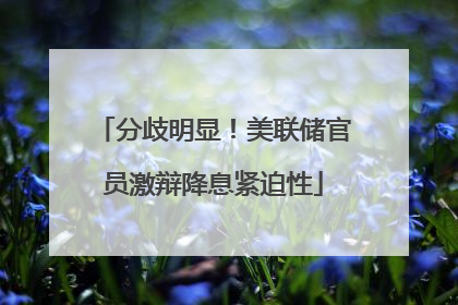 分歧明显！美联储官员激辩降息紧迫性