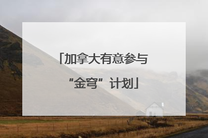 加拿大有意参与“金穹”计划