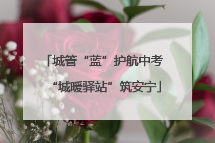 城管“蓝”护航中考 “城暖驿站”筑安宁