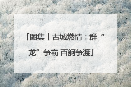图集丨古城燃情：群“龙”争霸 百舸争渡