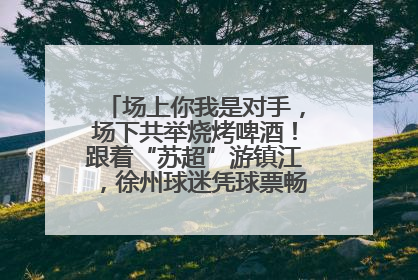 场上你我是对手，场下共举烧烤啤酒！跟着“苏超”游镇江，徐州球迷凭球票畅游名山胜景