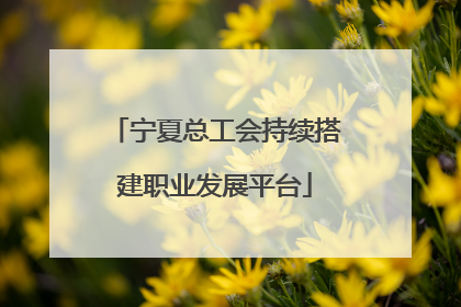 宁夏总工会持续搭建职业发展平台