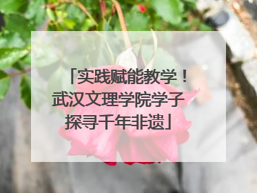 实践赋能教学！武汉文理学院学子探寻千年非遗