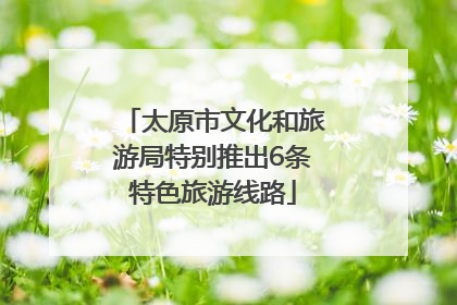 太原市文化和旅游局特别推出6条特色旅游线路