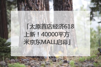 太原首店经济618上新！40000平方米京东MALL启幕