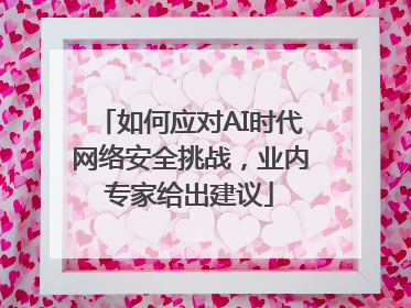 如何应对AI时代网络安全挑战，业内专家给出建议