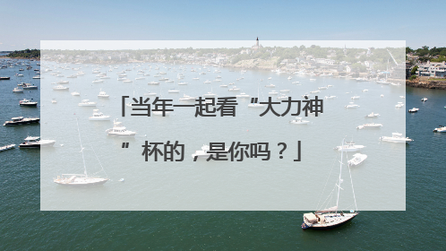 当年一起看“大力神”杯的，是你吗？