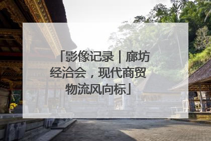 影像记录｜廊坊经洽会，现代商贸物流风向标