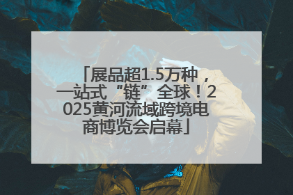 展品超1.5万种，一站式“链”全球！2025黄河流域跨境电商博览会启幕