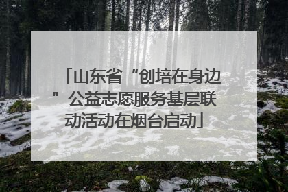 山东省“创培在身边”公益志愿服务基层联动活动在烟台启动