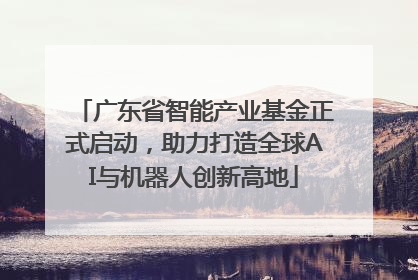 广东省智能产业基金正式启动，助力打造全球AI与机器人创新高地
