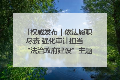 权威发布｜依法履职尽责 强化审计担当 “法治政府建设”主题系列新闻发布会市审计局专场召开