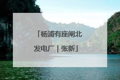 杨浦有座闸北发电厂｜张新