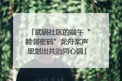 武锅社区的端午“睦邻密码”龙舟桨声里划出共治同心圆