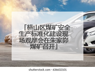 横山区煤矿安全生产标准化建设现场观摩会在朱家峁煤矿召开