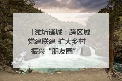 潍坊诸城：跨区域党建联建 扩大乡村振兴“朋友圈”