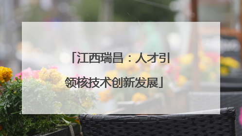 江西瑞昌：人才引领核技术创新发展