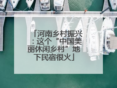 河南乡村振兴：这个“中国美丽休闲乡村”地下民宿很火