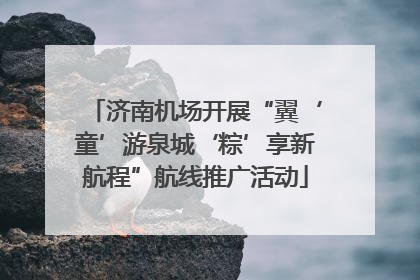 济南机场开展“翼‘童’游泉城‘粽’享新航程”航线推广活动