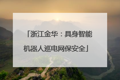 浙江金华：具身智能机器人巡电网保安全