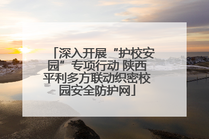 深入开展“护校安园”专项行动 陕西平利多方联动织密校园安全防护网