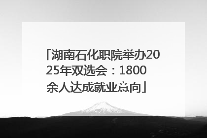 湖南石化职院举办2025年双选会：1800余人达成就业意向