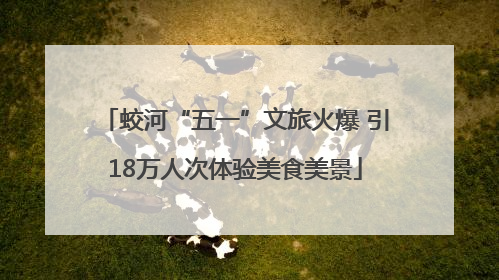 蛟河“五一”文旅火爆 引18万人次体验美食美景
