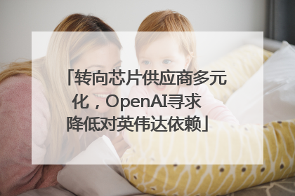 转向芯片供应商多元化，OpenAI寻求降低对英伟达依赖