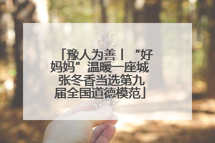 豫人为善丨“好妈妈”温暖一座城 张冬香当选第九届全国道德模范