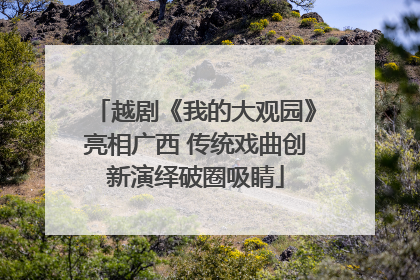 越剧《我的大观园》亮相广西 传统戏曲创新演绎破圈吸睛