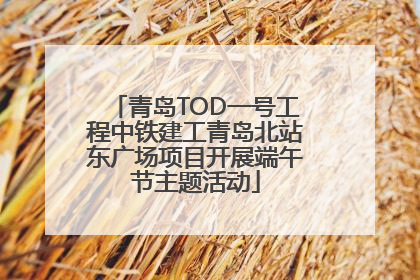 青岛TOD一号工程中铁建工青岛北站东广场项目开展端午节主题活动