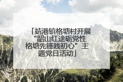 靖港镇格塘村开展“韶山红途砺党性 格塘先锋践初心”主题党日活动
